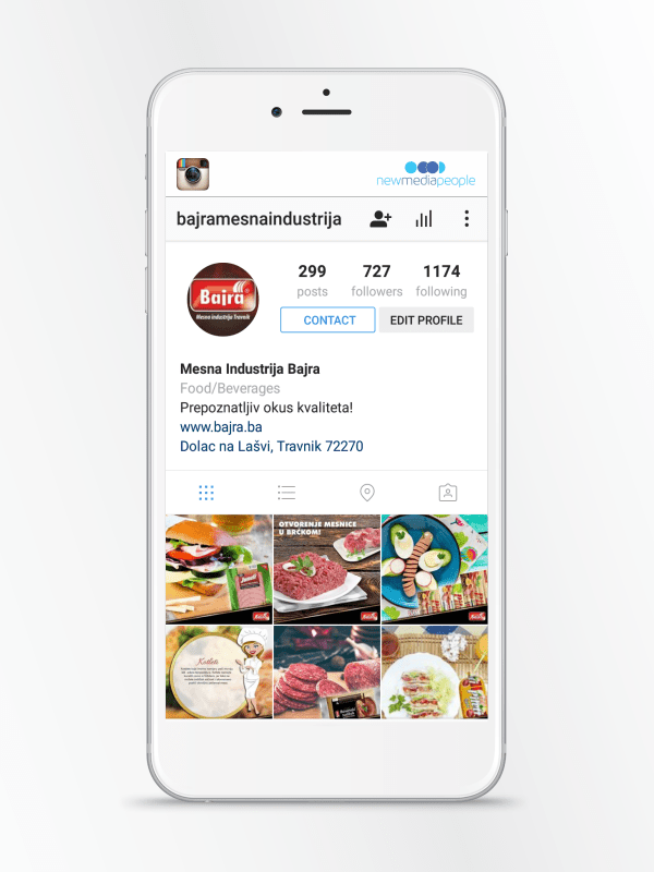 Bajra d.o.o. Instagram